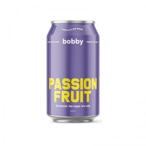 Bobby - Prebiotic Soft Drink Passionfruit 330ml x 16