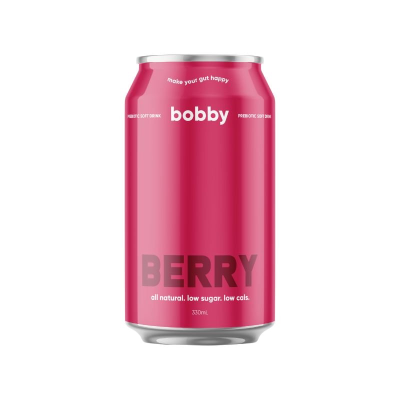 Bobby - Prebiotic Soft Drink Berry 330ml x 16