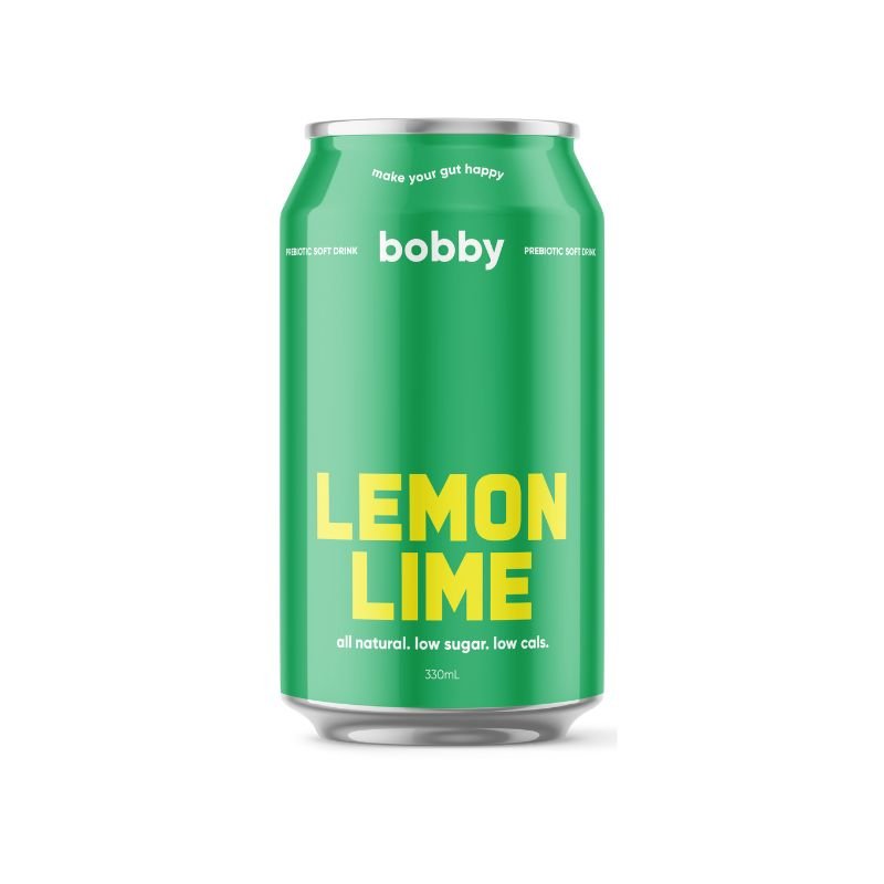 Bobby - Prebiotic Soft Drink Lemon Lime 330ml x 16
