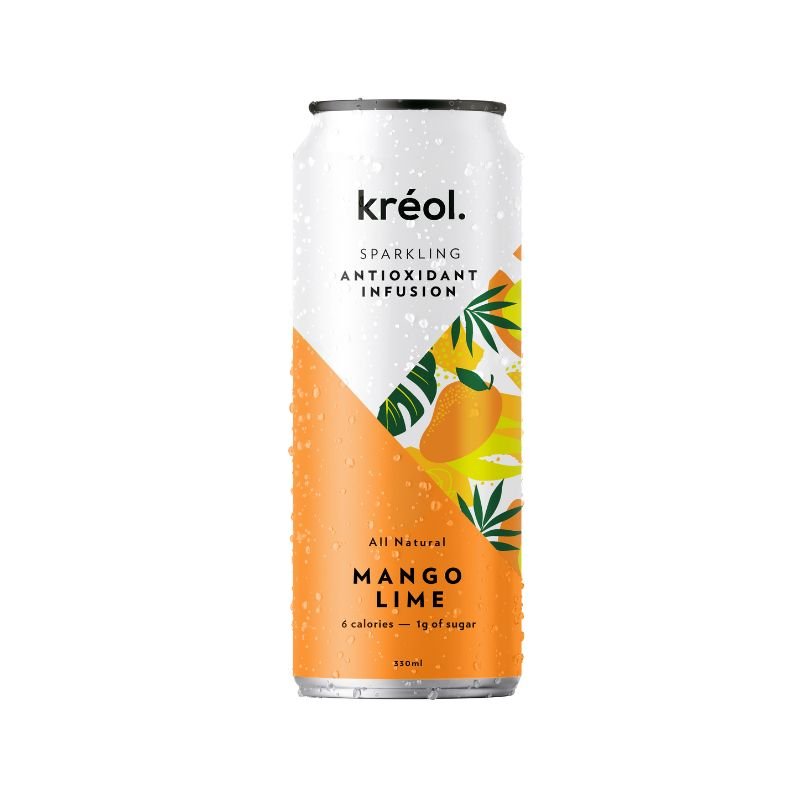 Kreol - Antioxidant Mango & Lime 330ml x 12