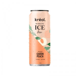 Kreol - Iced Tea - Golden Queen Peach & Daintree Black Tea 330ml x 12