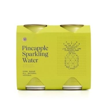 Strange Love - Pineapple Sparkling Water 330ml 6 x 4pk Cans